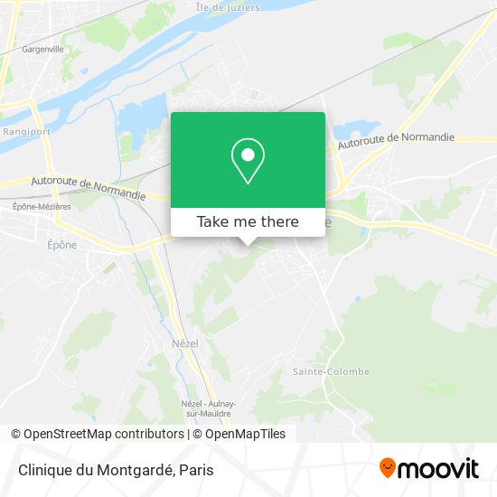 Clinique du Montgardé map