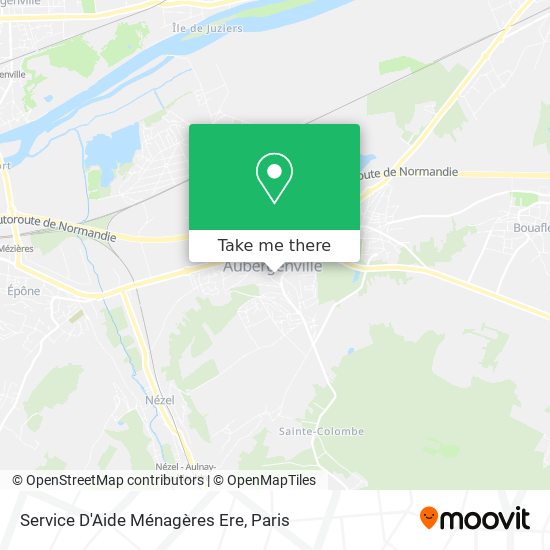 Service D'Aide Ménagères Ere map