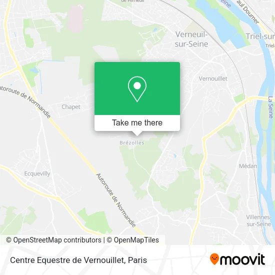 Centre Equestre de Vernouillet map