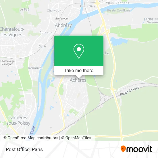 Poste map