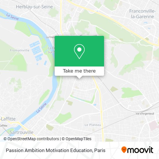 Passion Ambition Motivation Education map