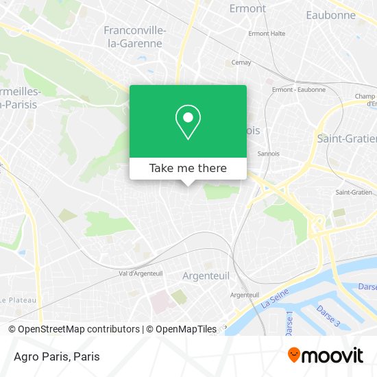 Agro Paris map