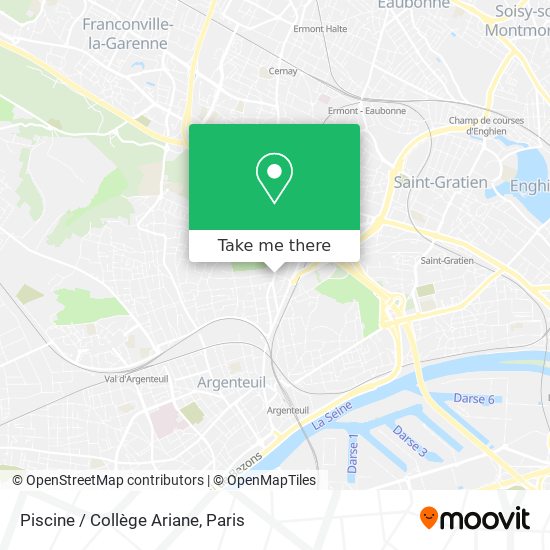 Mapa Piscine / Collège Ariane