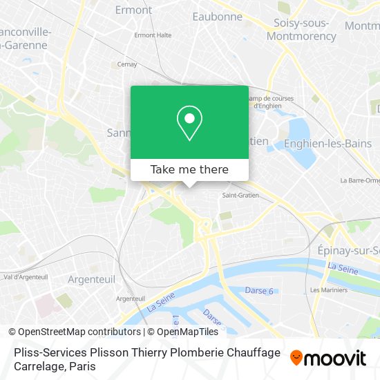 Pliss-Services Plisson Thierry Plomberie Chauffage Carrelage map