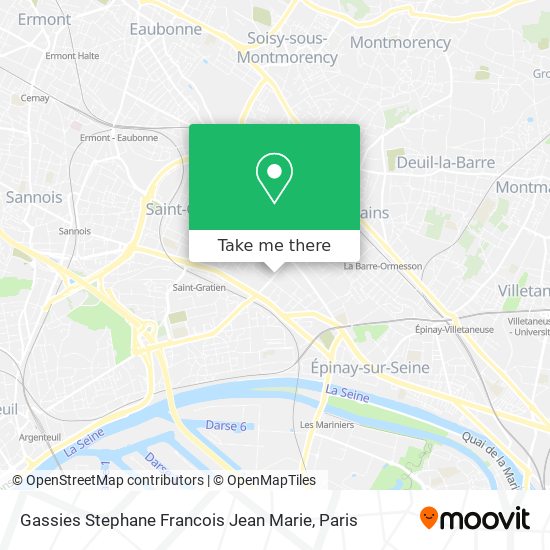 Mapa Gassies Stephane Francois Jean Marie