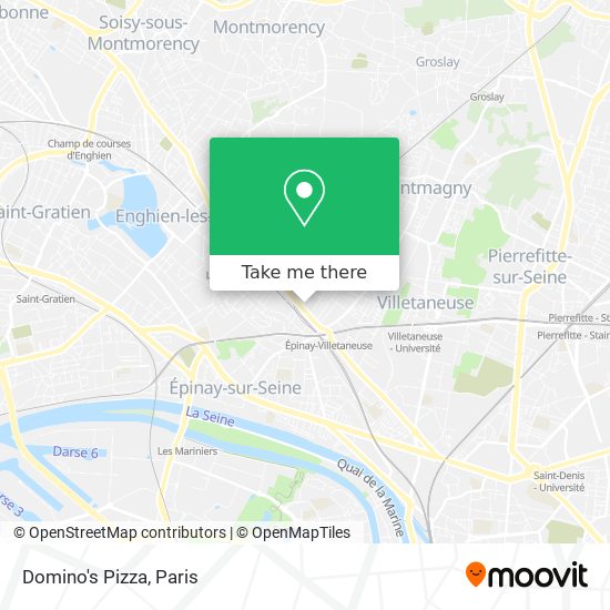 Domino's Pizza map