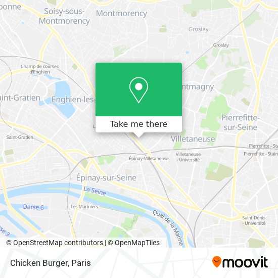 Chicken Burger map