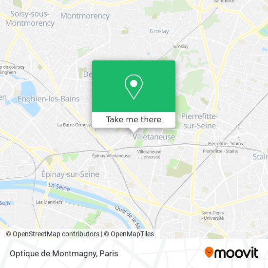 Mapa Optique de Montmagny