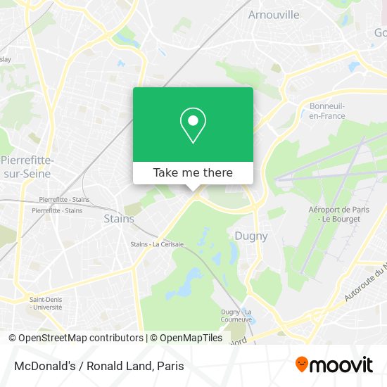 McDonald's / Ronald Land map