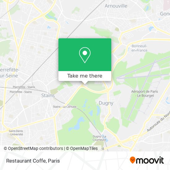 Restaurant Coffe map