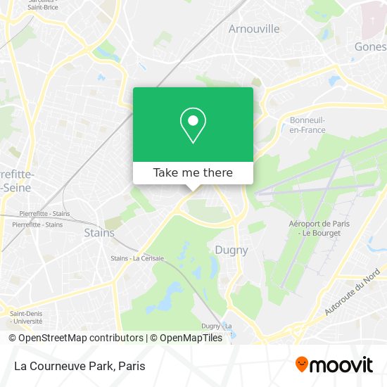 Mapa La Courneuve Park