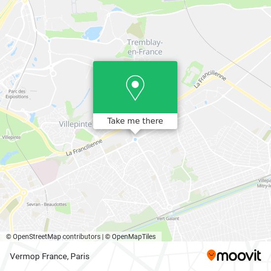 Mapa Vermop France