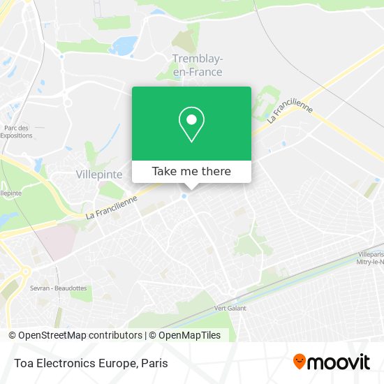 Toa Electronics Europe map