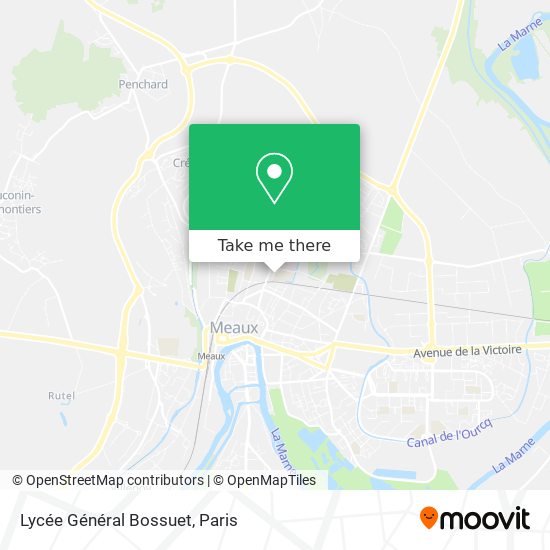 Lycée Général Bossuet map