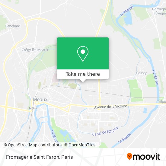 Fromagerie Saint Faron map