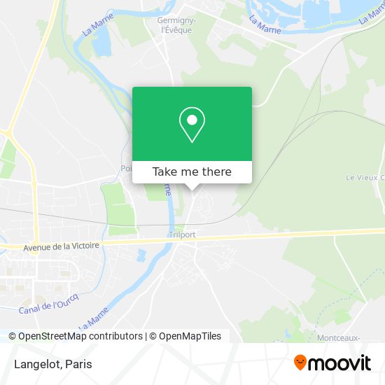Mapa Langelot