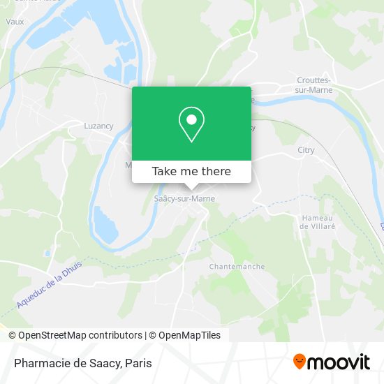 Mapa Pharmacie de Saacy