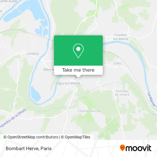 Bombart Herve map