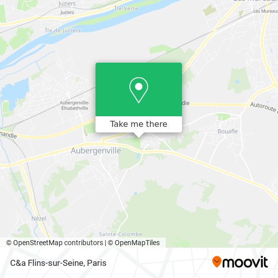 Mapa C&a Flins-sur-Seine