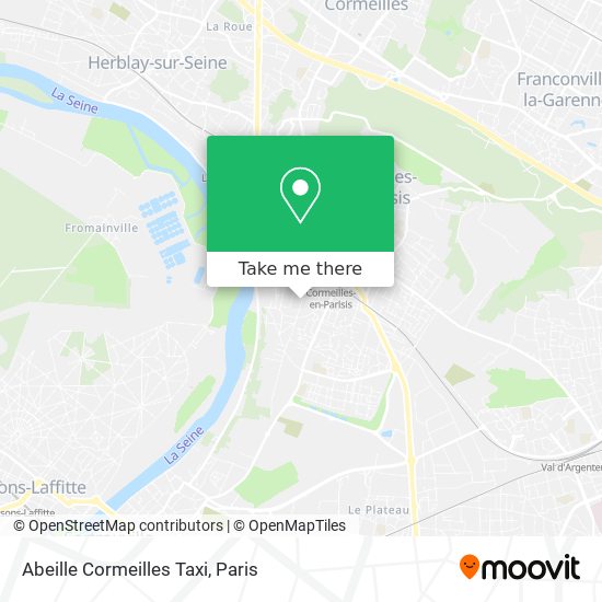 Abeille Cormeilles Taxi map