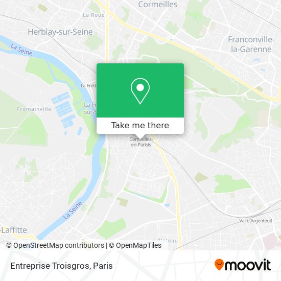 Entreprise Troisgros map