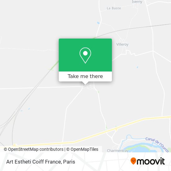 Mapa Art Estheti Coiff France