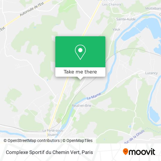 Complexe Sportif du Chemin Vert map