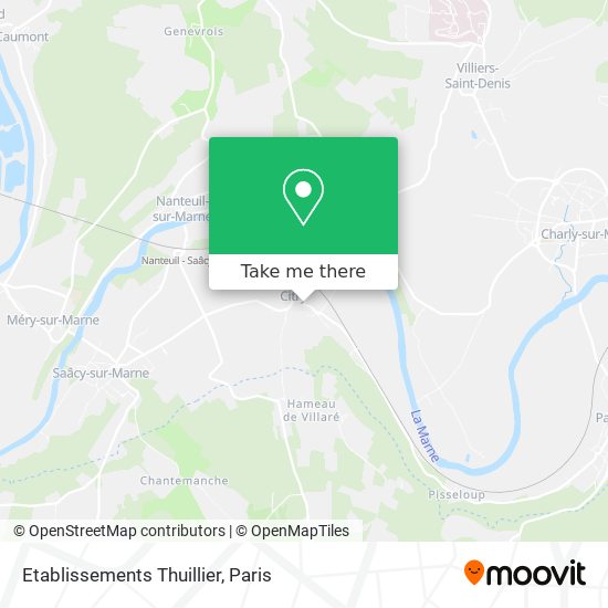 Etablissements Thuillier map