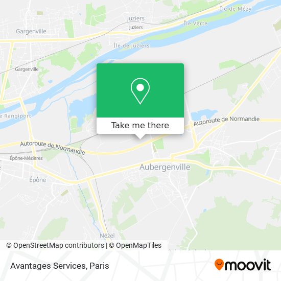 Avantages Services map