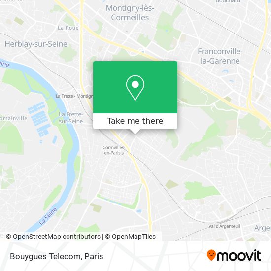 Bouygues Telecom map