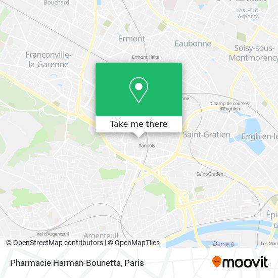 Mapa Pharmacie Harman-Bounetta