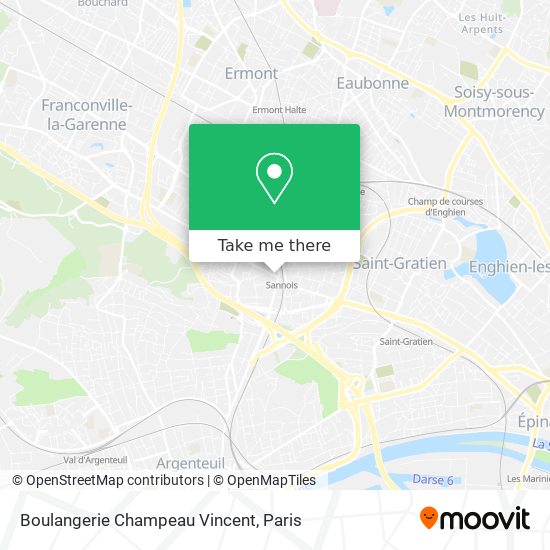 Boulangerie Champeau Vincent map