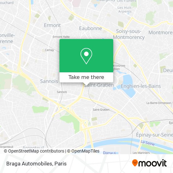 Braga Automobiles map