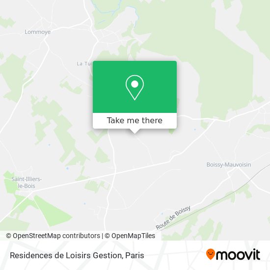 Mapa Residences de Loisirs Gestion