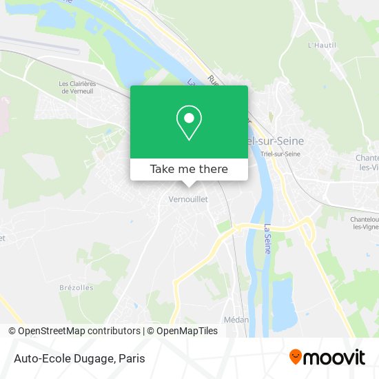 Mapa Auto-Ecole Dugage