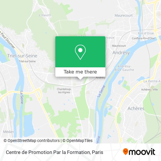 Mapa Centre de Promotion Par la Formation