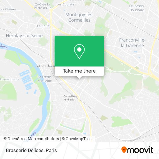 Mapa Brasserie Délices