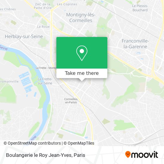 Mapa Boulangerie le Roy Jean-Yves