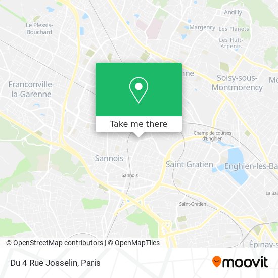 Mapa Du 4 Rue Josselin