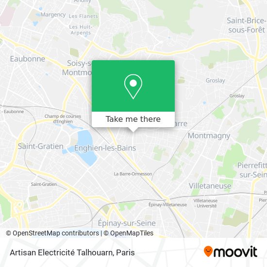 Mapa Artisan Electricité Talhouarn