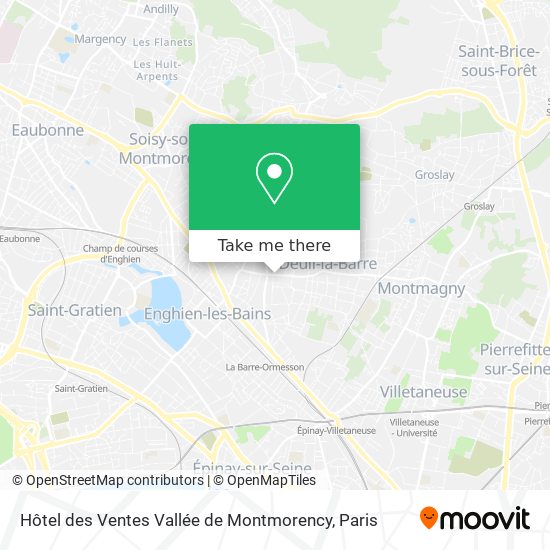 Hôtel des Ventes Vallée de Montmorency map