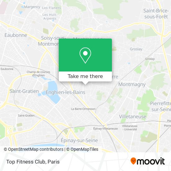 Top Fitness Club map