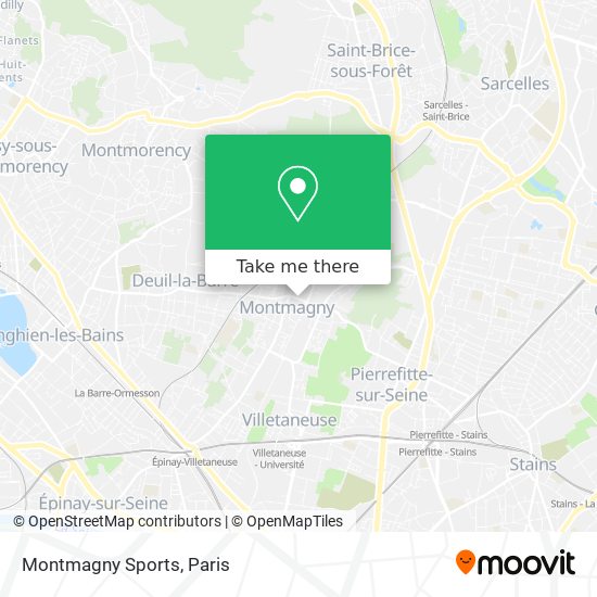 Montmagny Sports map