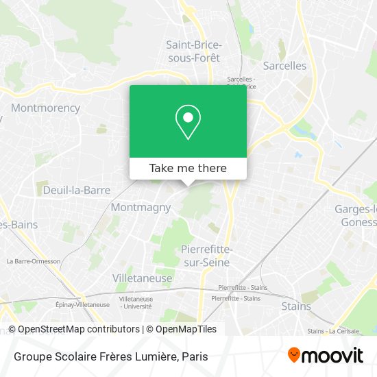 Groupe Scolaire Frères Lumière map