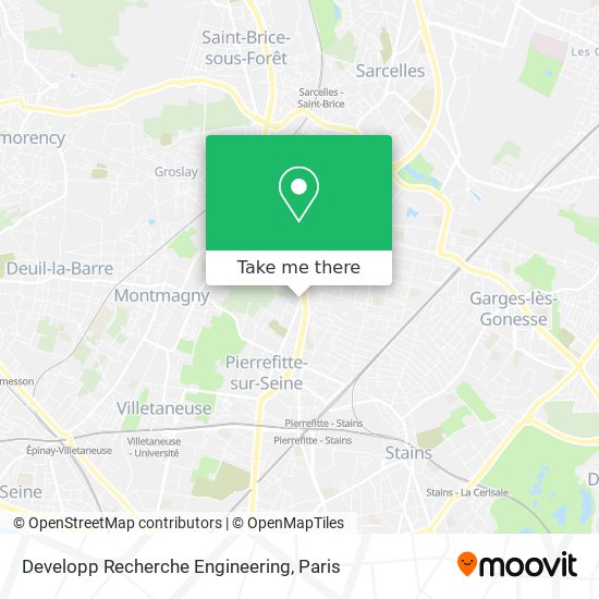 Developp Recherche Engineering map