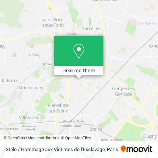 Stèle / Hommage aux Victimes de l'Esclavage map