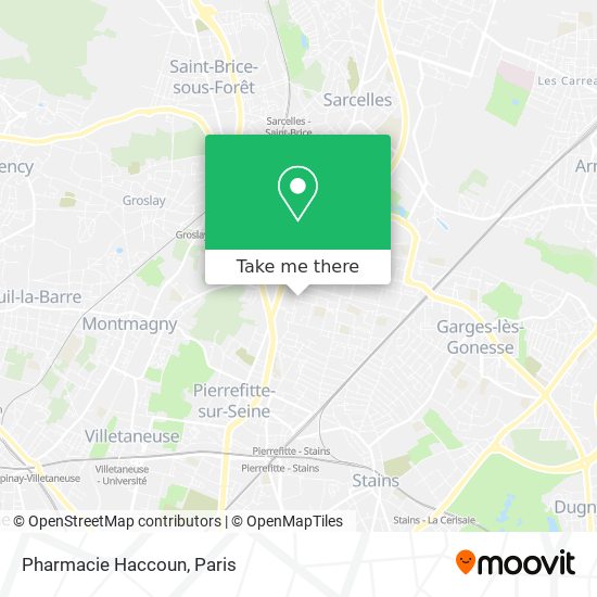 Pharmacie Haccoun map