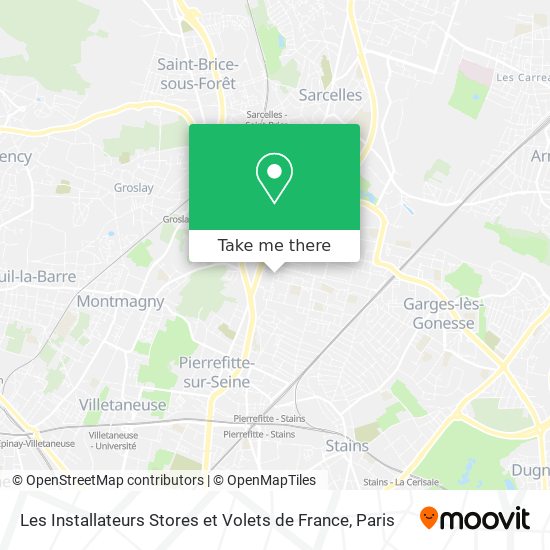 Les Installateurs Stores et Volets de France map