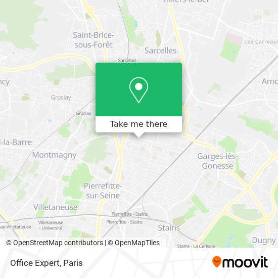 Office Expert map