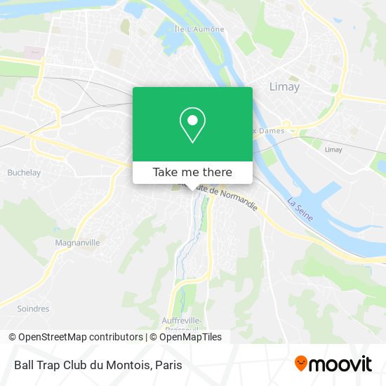 Ball Trap Club du Montois map